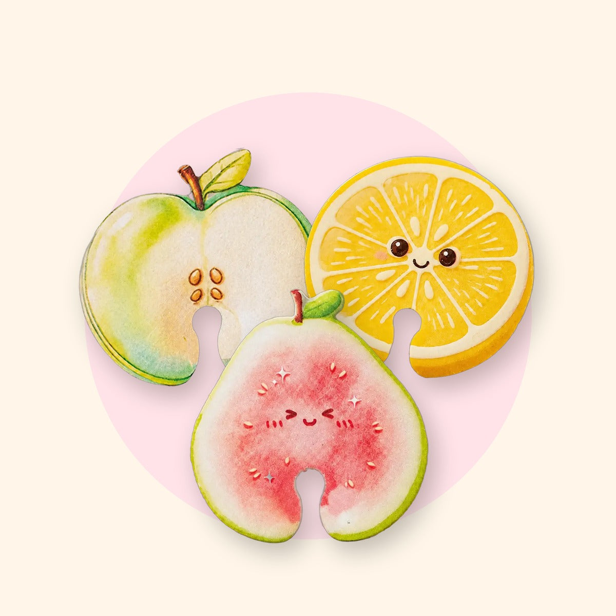 Frubby fruit sponges: apple, guava and lemon